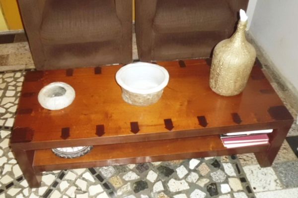 Mesa de centro c/machetaria